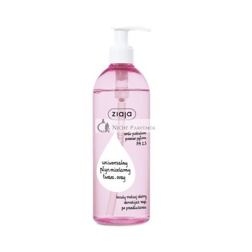 Ziaja Universal Micellar Cleansing Liquid for Face and Eyes 390ml