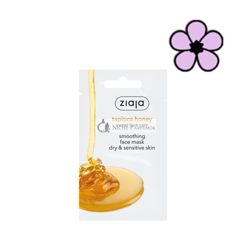 Ziaja Tapioca Honey Smoothing Face Mask for Dry and Sensitive Skin 7ml