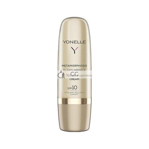 Yonelle CC Cream SPF10 Anti Wrinkle CC Cream Metamorphosis Series for All Skin Types Tinted Moisturizer with SPF 10 2 Neutral 50ml