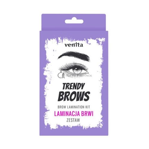 Venita Set Trends Eyebrow Lamination Brush Set 3pcs + Glue