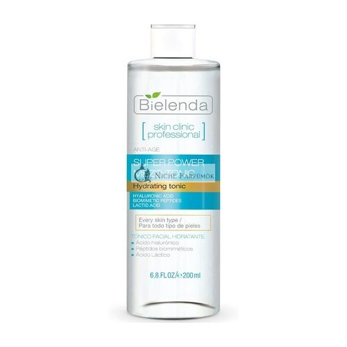 Bielenda Skin Clinic Face Tonic Effectively Cleanses and Refreshes - Strong