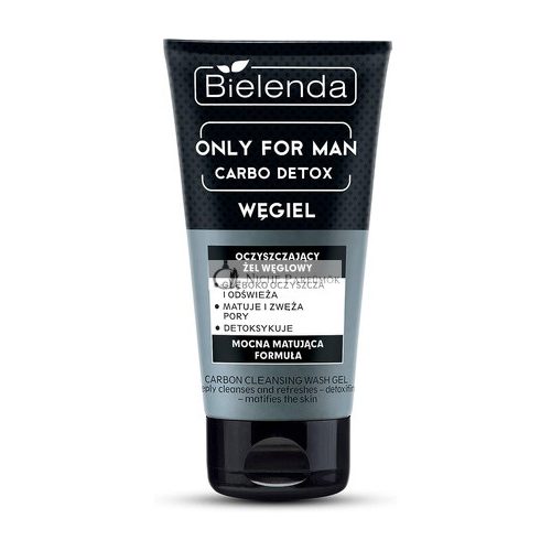 BIELENDA Carbo Detox Carbon Cleansing Wash Gel for Men 150ml