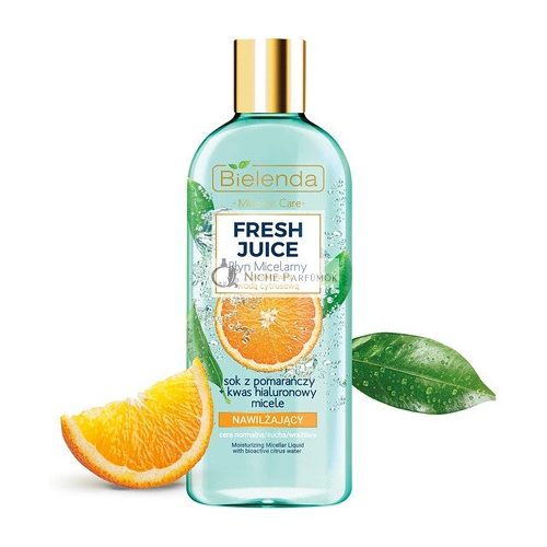 Bielenda Fresh Juice Moisturizing Micellar Liquid with Bioactive Citrus Water 500ml Orange