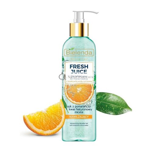 Bielenda Fresh Juice Moisturizing Micellar Gel Face Wash Orange 190g