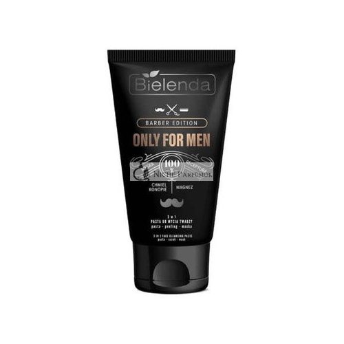 Bielenda Only For Men Barber Edition 3-in-1 Face Cleansing Paste