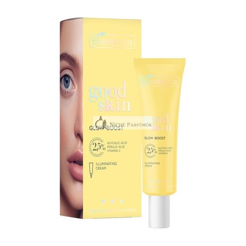 Bielenda Good Skin Glow Boost Brightening Cream with Glycolic Acid and Vitamin C