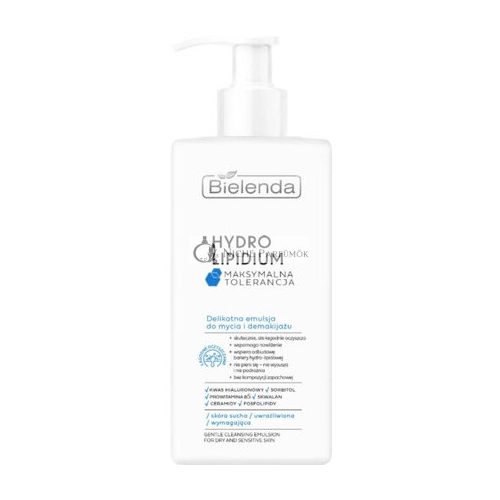 Bielenda Hydro Lipidium Gentle Cleansing Emulsion for Dry & Sensitive Skin 300ml