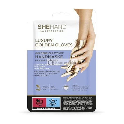 Shehand Luxury Golden Gloves Softening Hand Mask