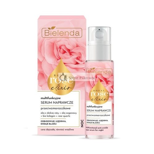 Bielenda Royal Rose Elixir Multifunctional Repair Serum For Night 30ml