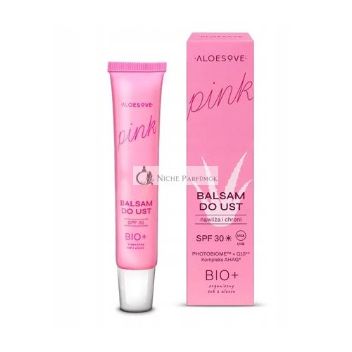 Aloesove Pink Lip Balm Regenerating And Protective Spf 30 15 Ml