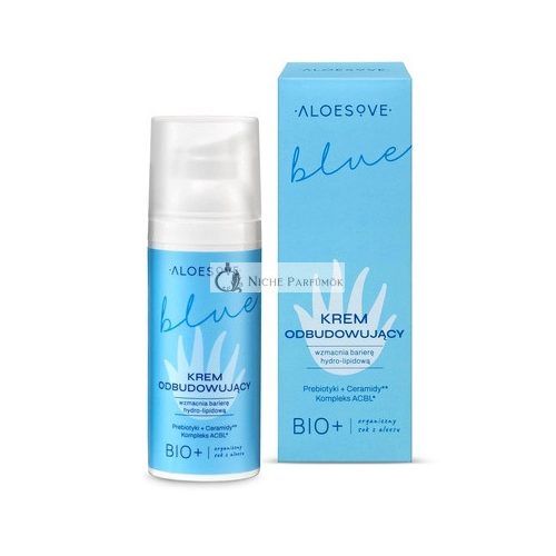 ALOESOVE Regenerating Face Cream 50ml - Vegan, Moisturizing, Restoring Skin Barrier for Dry and Dehydrated Skin