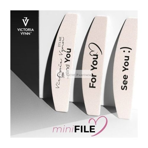 Victoria Vynn Mini Nail Files 180/240 for UV/LED Gel Polish Manicure - Pack of 25