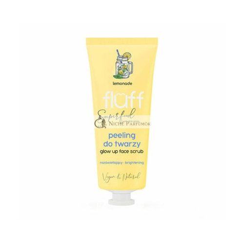 Fluff Lemonade Glow Up Face Scrub Brightening Facial Exfoliator 75ml