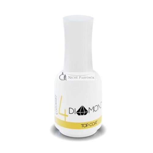 Diamond Liquid Titanium Manicure Top Coat 15ml - Pack of 4