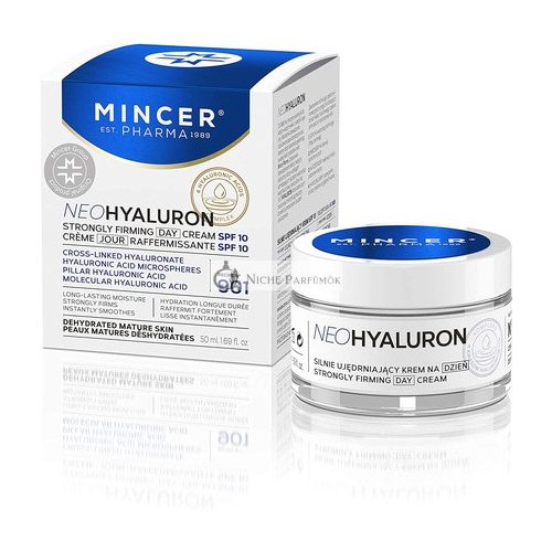 Mincer Pharma Neo Hyaluronic Strong Firming Moisturising Soothing Day Face Cream SPF 10 with Hyaluronic Acid 50ml