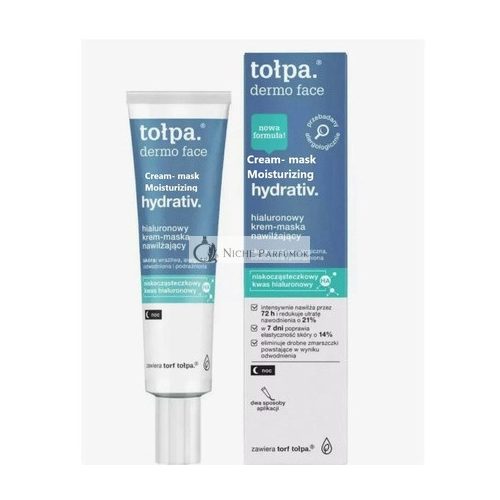 Tolpa Dermo Face Hydrativ Hyaluronic Cream Mask Moisturizing 40ml