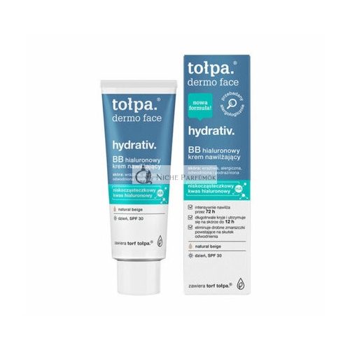 TOŁPA Dermo Face Hydrativ BB Hyaluronic Moisturizing Cream Natural Beige 40ml