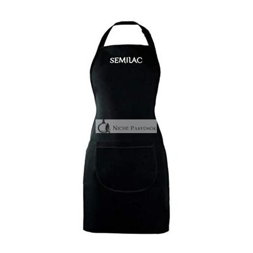 Semilac Nail Tech Apron Universal One Adult Size Embroidered Black