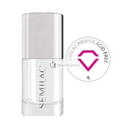 Semilac Acid Free UV LED Nail Gel Primer 7ml - Protects Nails from Injuries