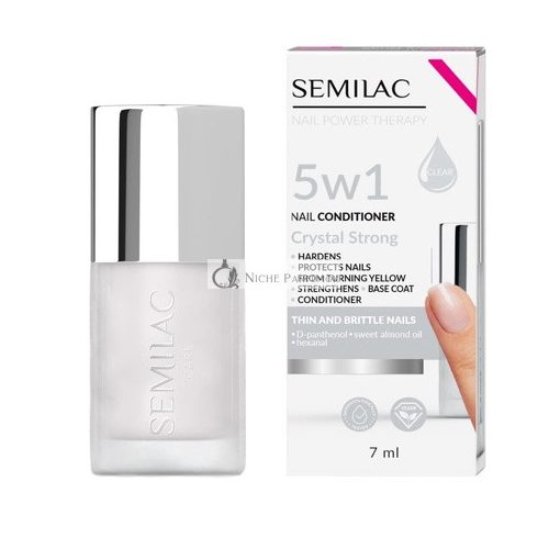 Semilac Nail Conditioner 5in1 Crystal Strong 7ml