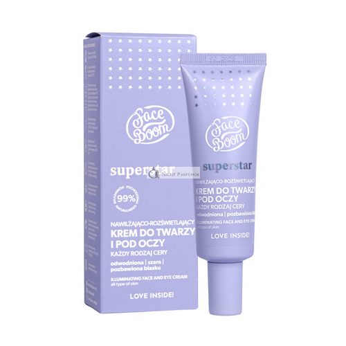 Bielenda Superstar Face And Eye Cream - Moisturizing And Brightening, 50ml