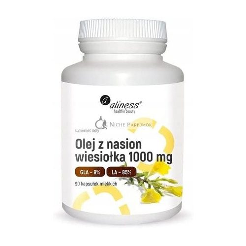 Aliness Evening Primrose Oil 1000mg GLA 9% LA 85% 90 Softgels