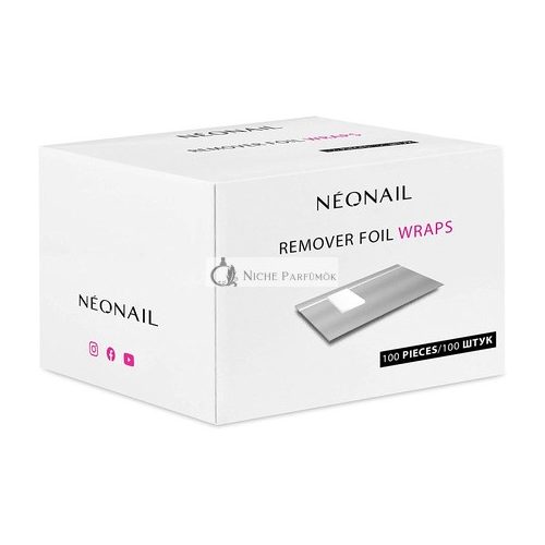 NeoNail Remover Foil Wraps 100 Pieces