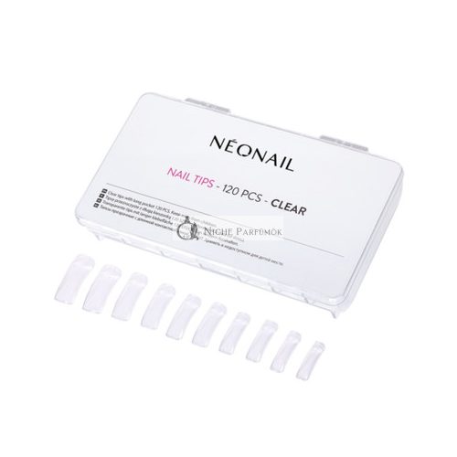 NeoNail Transparent Nail Tips with Long Bag