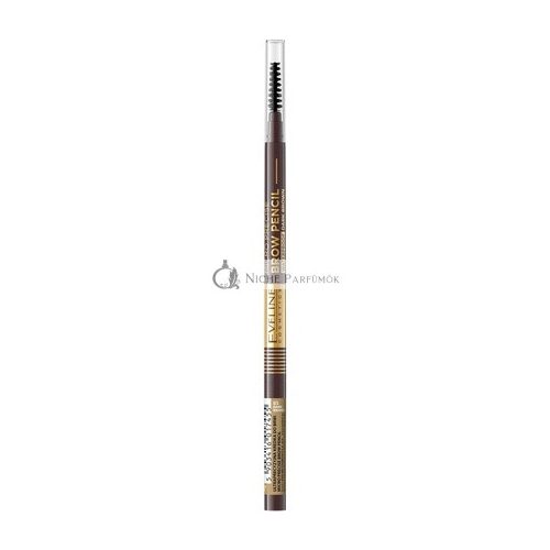 Eveline Cosmetics Micro Precision Ultra Precise Eyebrow Pencil Dark Brown 43 EU Red