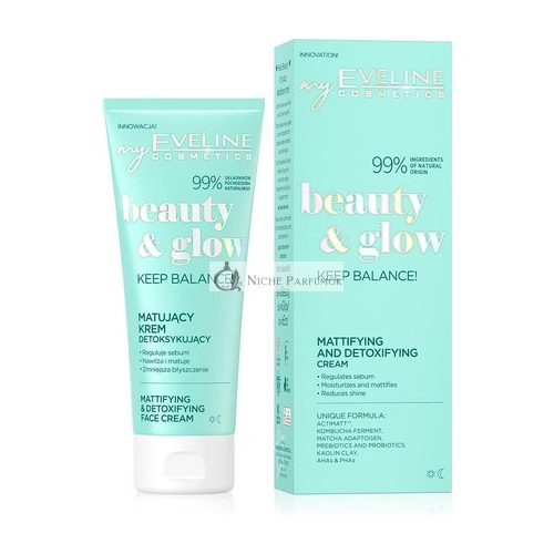 EVELINE Beauty & Glow Keep Balance! Matting Detoxifying Cream 75ml