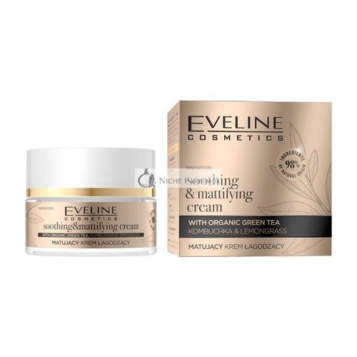 Eveline Cosmetics Organic Gold Soothing & Mattifying Cream 50ml