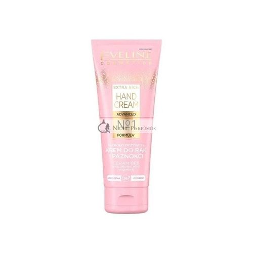 Eveline Extra Rich No1 Deep Nourishing Repair Hand Nail Cream Ceramides 75ml