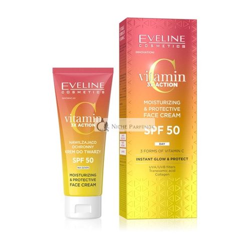 Eveline Vitamin C 3x Action Moisturizing Protective Day Cream SPF50 30ml