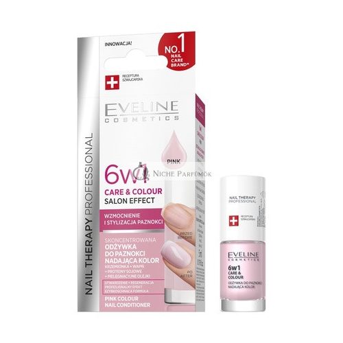 Eveline Nail Therapy 6 In 1 Care Nail Polish Pink - 5ml