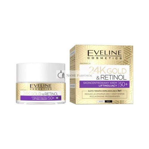 24K Gold & Retinol Concentrated Lifting Cream 50+ 50ml Eve