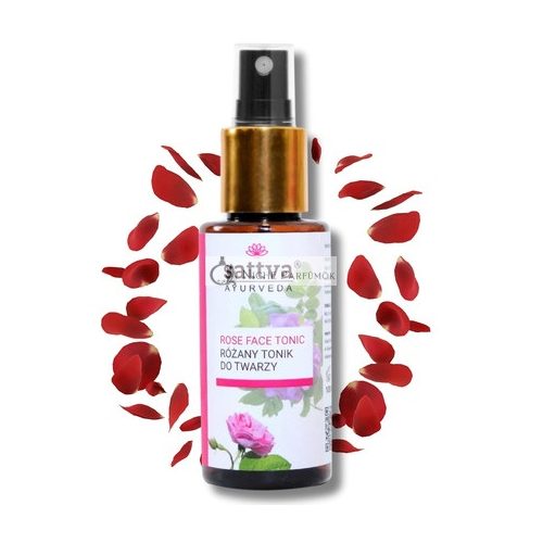 Sattva Rose Water Face Spray Natural Face Toner for Mature and Acne-Prone Skin 100ml