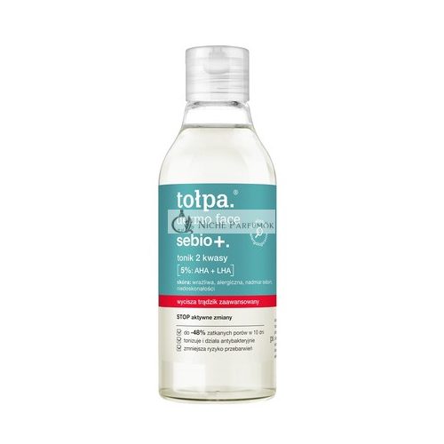 Topa Dermo Face Sebio Facial Toner Aha Lha 200ml