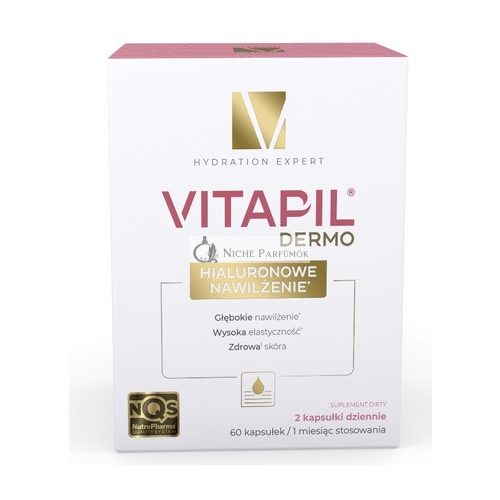 Vitapil Dermo Hyaluronic Moisturization 60 Capsules - Hydrating Skin Supplement