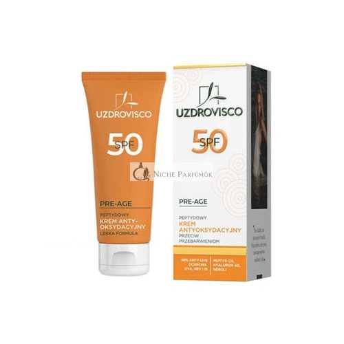 UZDROVISCO Pre-Age Peptide Antioxidant Cream Anti Wrinkle SPF50 50ml