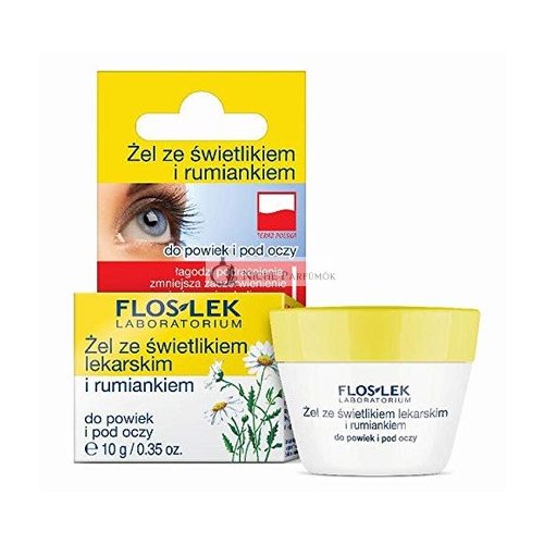 Flosslek Eye Lid and Under Eye Gel with Eyebright and Chamomile 10g