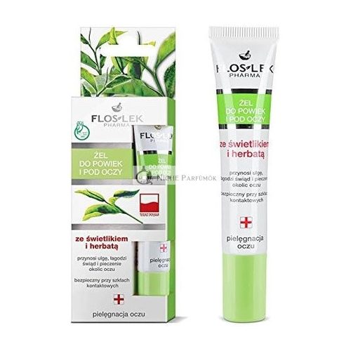 Floslek Lid & Under Eye Gel with Eyebright and Green Tea 15ml