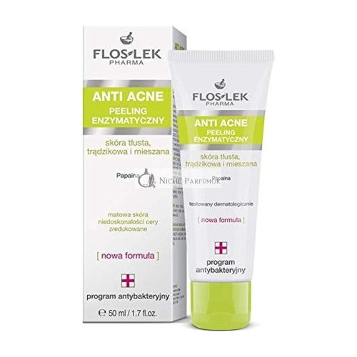 Floslek Pharma Anti Acne Enzyme Peel for Oily and Combination Skin 50ml