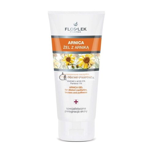 Floslek Laboratorium Gel with Arnica Extract for Capillary Expansion, Redness, Bruising, and Swelling 200ml