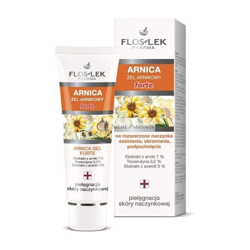 Floslek Arnica Gel for Expanded Capillaries, Redness, Bruising, and Swelling 50ml