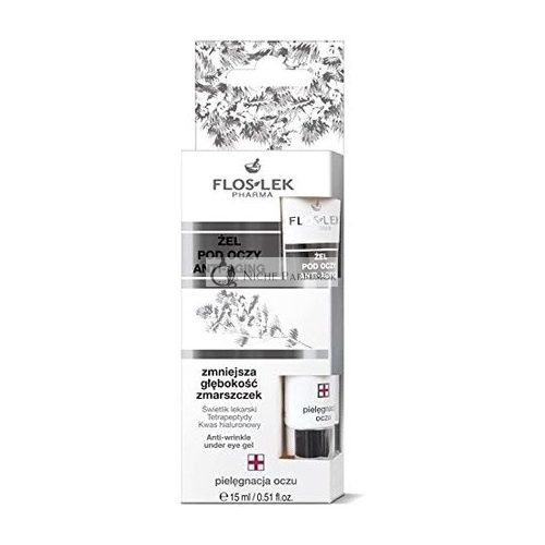 Floslek Pharma Anti-Wrinkle Eye Gel with Hyaluronic Acid 15ml