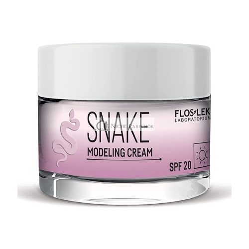 FLOSLEK Contouring Face Day Cream 60+ 50ml Innovative Formula Filling Wrinkles Instantly for People Over 60 Years All Skin Types Made in the EU