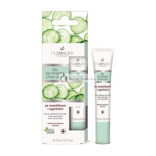 Floslek Pharma Eye and Under Eye Gel with Eyebright and Cucumber 15ml