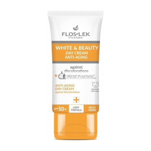 FLOSLEK WHITE & BEAUTY Anti Aging Protecting Day Cream with SPF 50 50ml