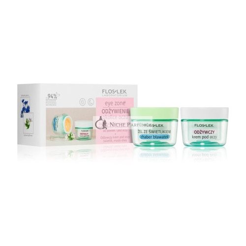 Flos-Lek Eye Zone Set Gel with Calendula and Chamomile 10g + Nutritive Cream 15ml