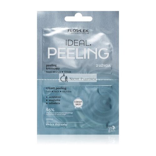 pIDEAL Peeling Cream for Face, Neck and Decolletage 2x4 ml